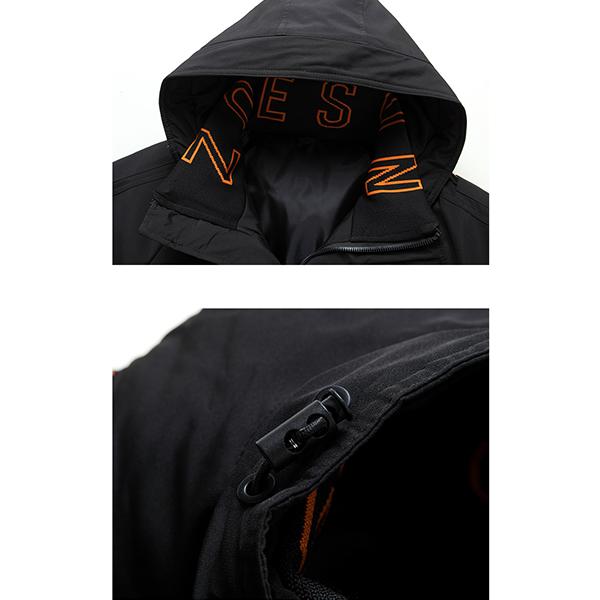 Новая осенне-зимняя мужская толстая куртка на белом утином пуху для мужчин и женщин — фото 5