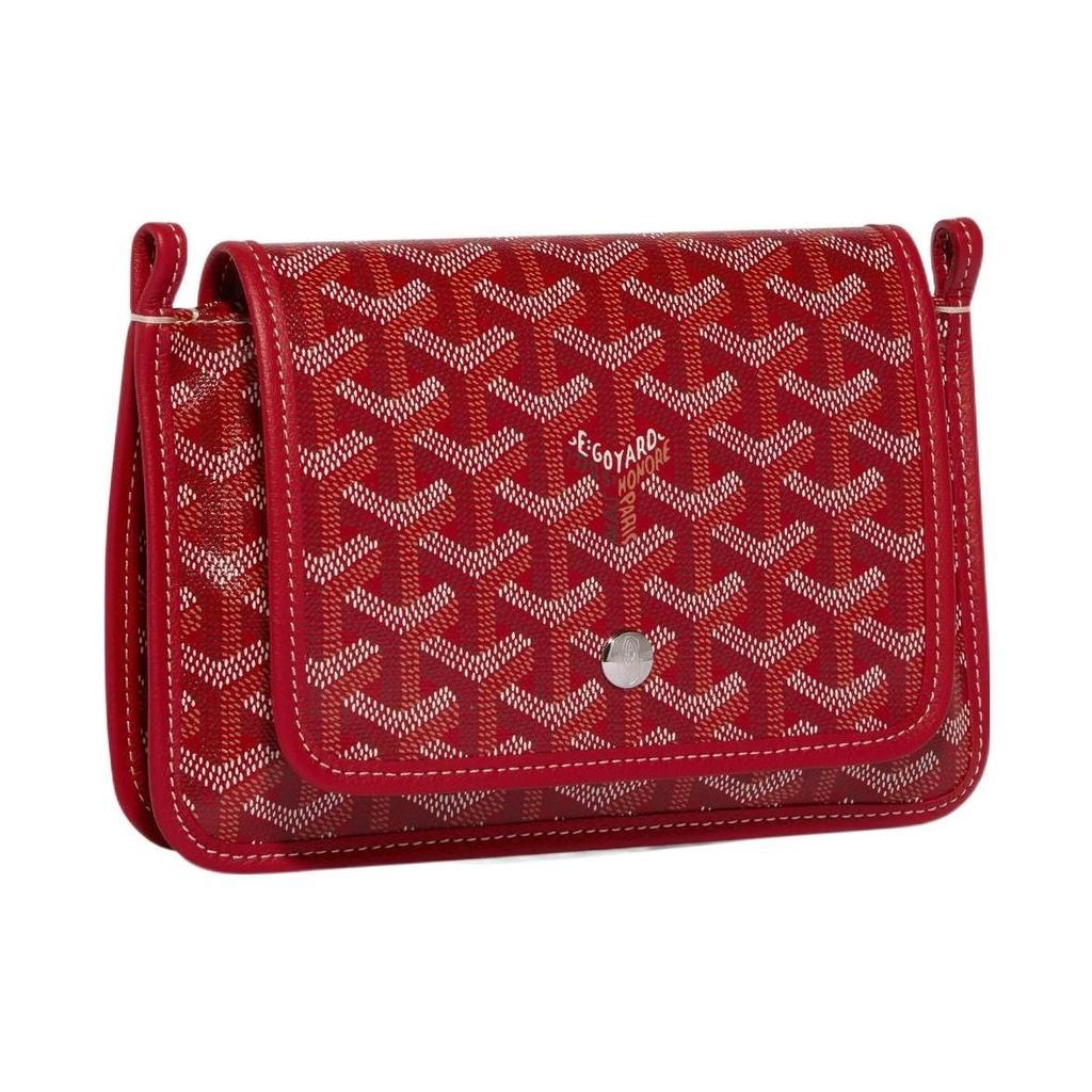 Goyard Plumet Y Monogram Multi-Pocket Detachable Shoulder Strap Canvas And Leather WOC Envelope Clutch Crossbody Shoulder Bag Unisex bags PLUMETPMLTY