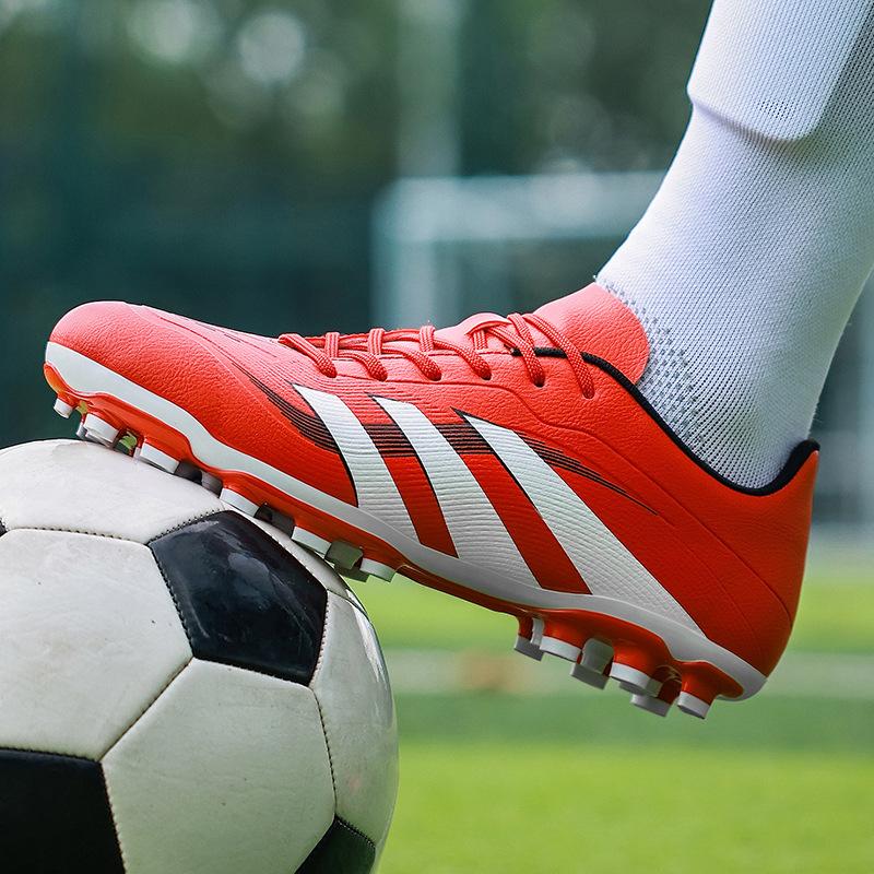 New non-slip broken nail football shoes adult men and women children long nail football training shoes short nail sneakers