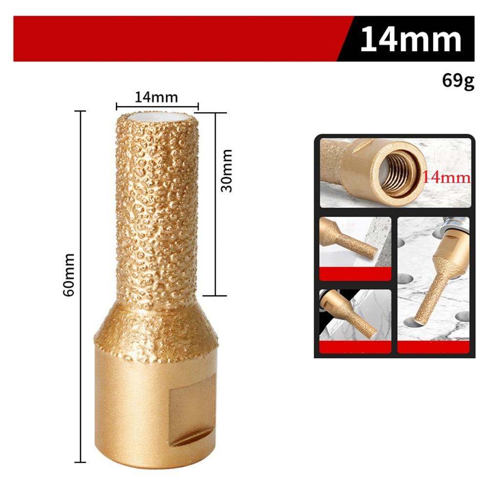 For Tile Installation 6-16mm Angle Grinder Bit Marble Drilling Tool Quick Drilling Performance Multiple Size Options