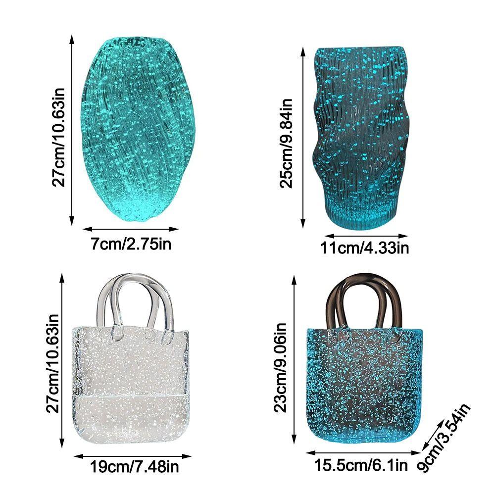 Hotel Luminous Glass Vases Restaurant Handmade Fluorescent Vase Bubble Shopping Hydroponic Flower Flowers Decorative