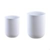 Trash Can, Pale Modern Waste Basket for Office, Bedroom, Living Room White 1 Large Small