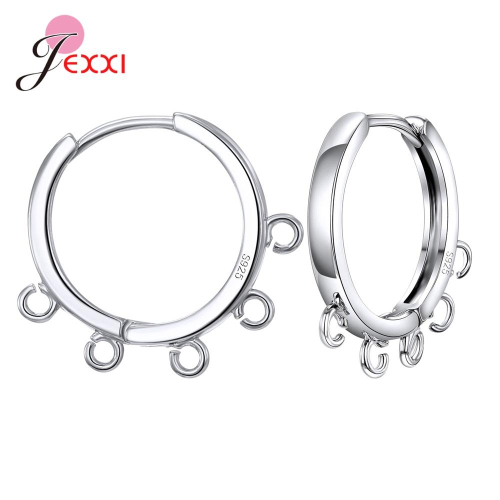 Top Quality DIY Handmade Jewelry Making Findings 925 Sterling Silver Hook Earwires Fittings Components Accessory for Earrings