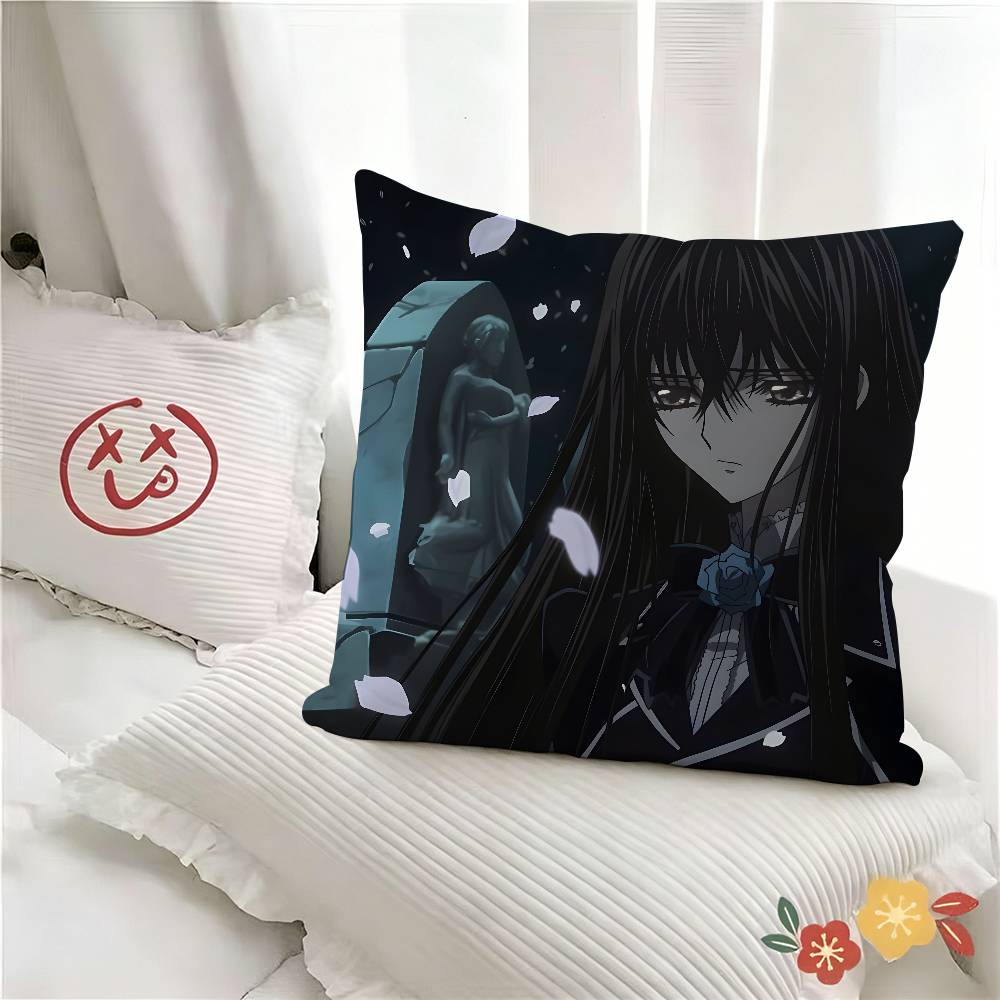 pc Anime VVampire Knight Pillow Case Fashion Square Pillowcase Bedroom Sofa Room Ins Decoration Leisure