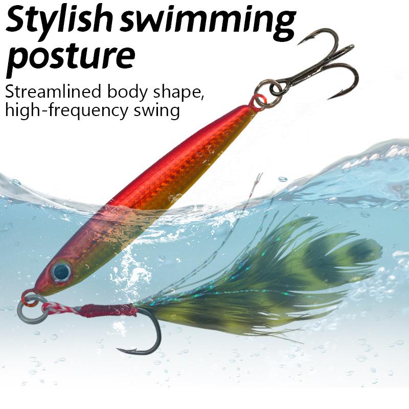 Artificial Bait Hard Bait 10G 15G 20G 30G Tungsten Jig Saltwater Fishing Metal Jig Lure