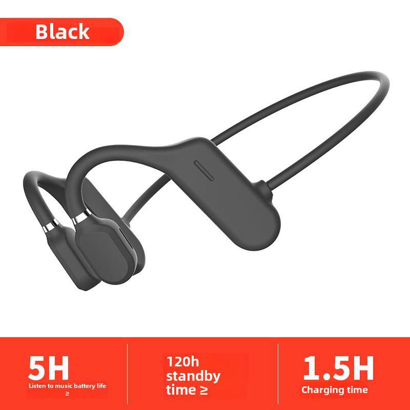 

Беспроводная спортивная Bluetooth-гарнитура DYY-1 с воздушно-костной проводимостью и внешним динамиком чёрный