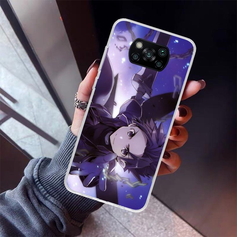 Sword Art Online Anime Phone Case For Xiaomi Poco X7 X6 X5 Pro F7 Ultra Redmi 15C 15 13 13C 12 12C 10 10A 10C 9 9A 9C 9T Shell P