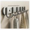Gray Towel Hanger Clothes Hat Hook Row Vintage Robe Hook Bathroom Robe Hook Bath Hardware Set Kitchen Hanger