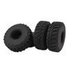 4Pcs 1.9inch RC Crawler Tires Uneven Texture Strong Grip Wear Resistant RC Car Rubber Wheel Tyre with Foam Insert