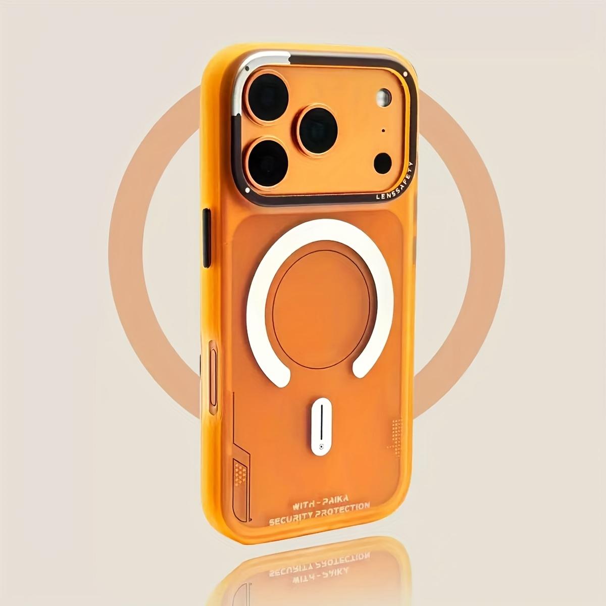 

New Magnetic Sandblasted Semi Transparent Case for IPhone 17 Air 16 15 14 13 Pro Max Lens Protection Shockproof Cover iPhone 13