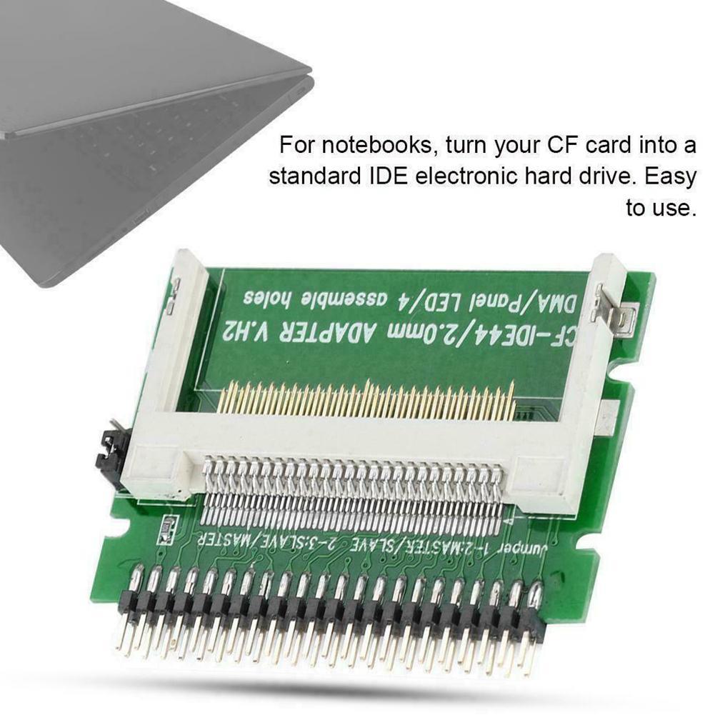 Kompakt Flaş Kart Adaptörü Cf'den Ide Ssd Hdd Adaptör Kartı Kompakt Flaş Cf Hafıza Kartı'ndan 2,5 İnç 44 Pinli Ide Adaptör Kartına