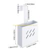 92MF Adjustable Toilet Cistern Cleaning Tablets Holder Practical 304 Nonrust Steel Mount No Tools Needed Secure Water Tanks Fit