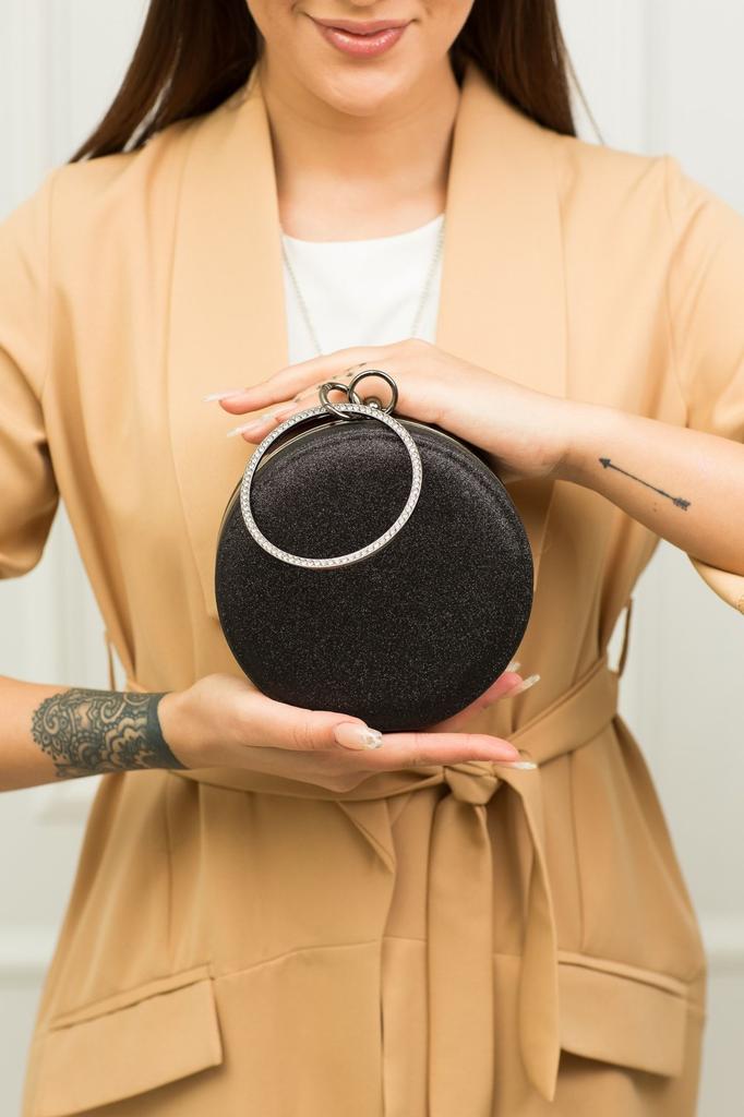 Women's Stylish and Useful Evening Dress Bag Bracelet Red Suede Evening Bag