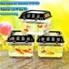 Transparent Multi-Size Handheld Pet Breeding Box and Tank for Turtles, Goldfish, and Hamsters