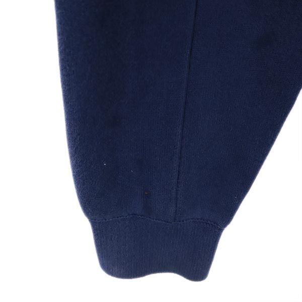 LACOSTE sweat Jacket US L Navy Blouson Men's Used