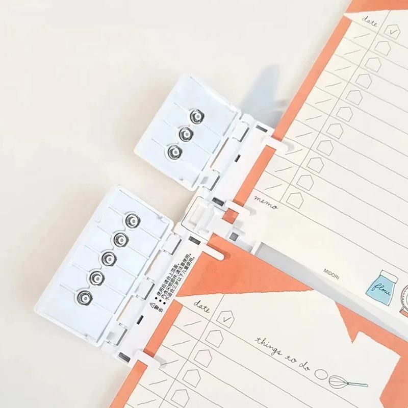 

Портативный дырокол на 8 отверстий для кольцевого переплета, ручной, A5 B5 A4, инструмент для перфорации бумаги для блокнотов на разъемных листах, удобный, легкий, офисные принадлежности