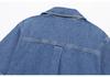 Women's Washed Denim Pullover Shirt & Skort - Summer 2024 Street Style Arrival