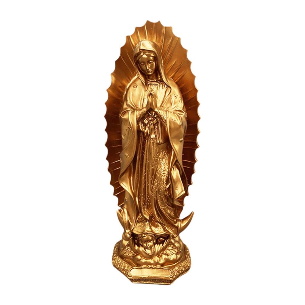 Gesegnete Jungfrau Maria Statue Elegante Figur Wohnaccessoire Figur Unserer Lieben Frau von Fatima