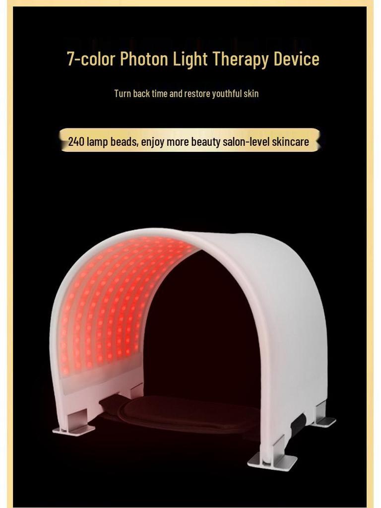7-Color LED Silicone Rejuvenation Mask - Photon Beauty Device for Lifting and Skin Treatment