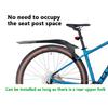 Parafango MTB RBRL a sgancio rapido Allargato Parafango Bici 24-29 Pollici Parafango Durevole per Bicicletta Protezione per Ruota Anteriore Posteriore Bicicletta
