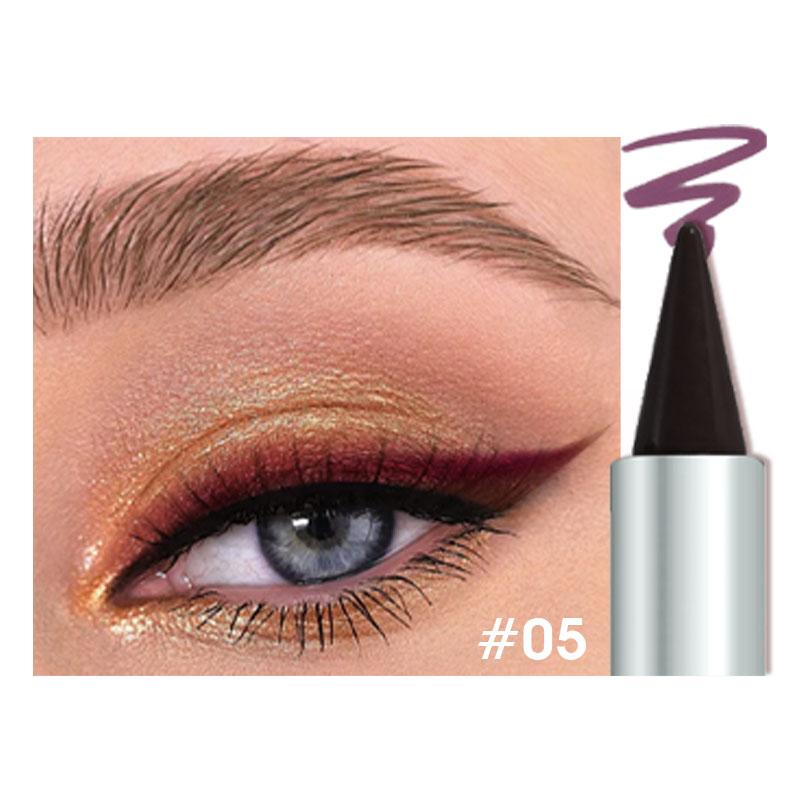 

6 Color Waterproof Eyeliner Pen, Long Non Slippery Eyeliner Pen, Suitable For Mature Women, Suitable For Daily And Party Makeup