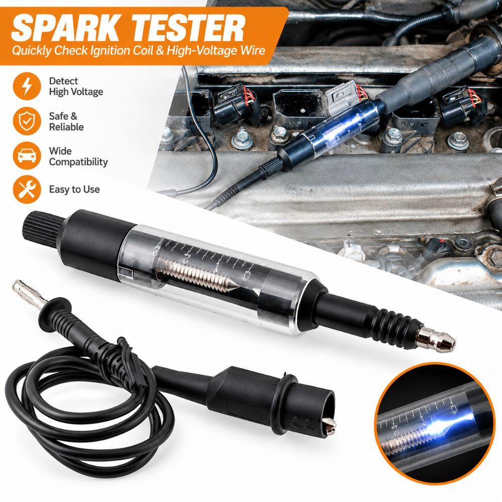 Flashover Gauge Car Sparking Plug Tester Adjustable Engine In Line Tester Engine Maintenance