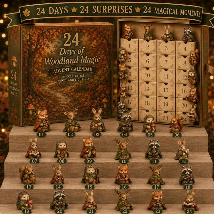 Weihnachts-Adventskalender 2026 – Feiertags-Blindbox-Kalender im Tier-Thema
