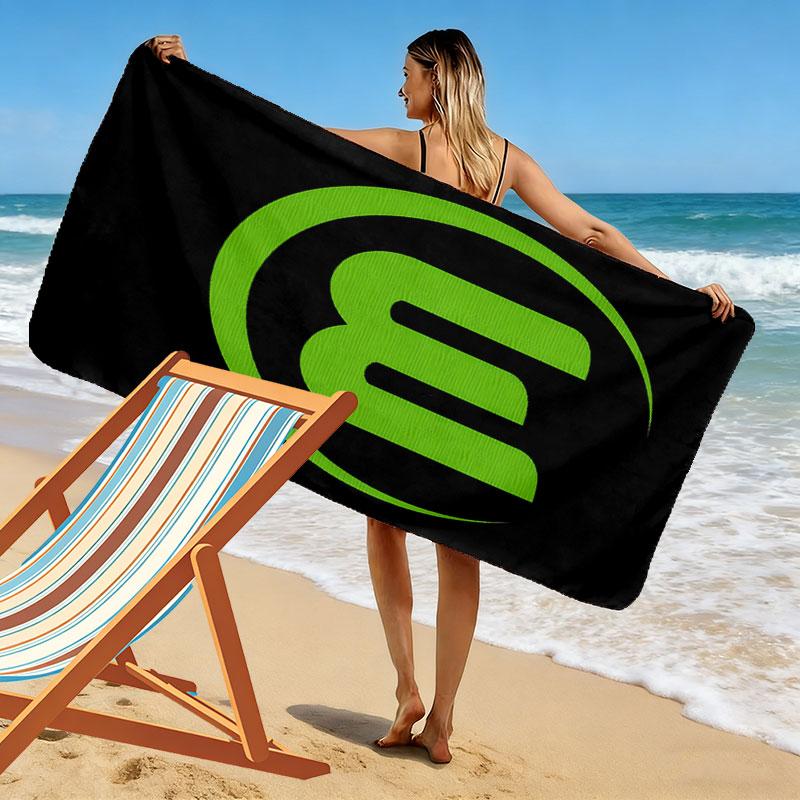 Asciugamano da Spiaggia con Stampa VfL Wolfsburg, Asciugamano Grande Morbido Asciugatura Rapida per Spiaggia Campeggio Nuoto