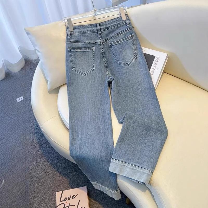 Dámské jarní/podzimní džíny s vysokým pasem a zeštíhlujícím efektem - Petite, krátké, úzké a široké styly nohavic