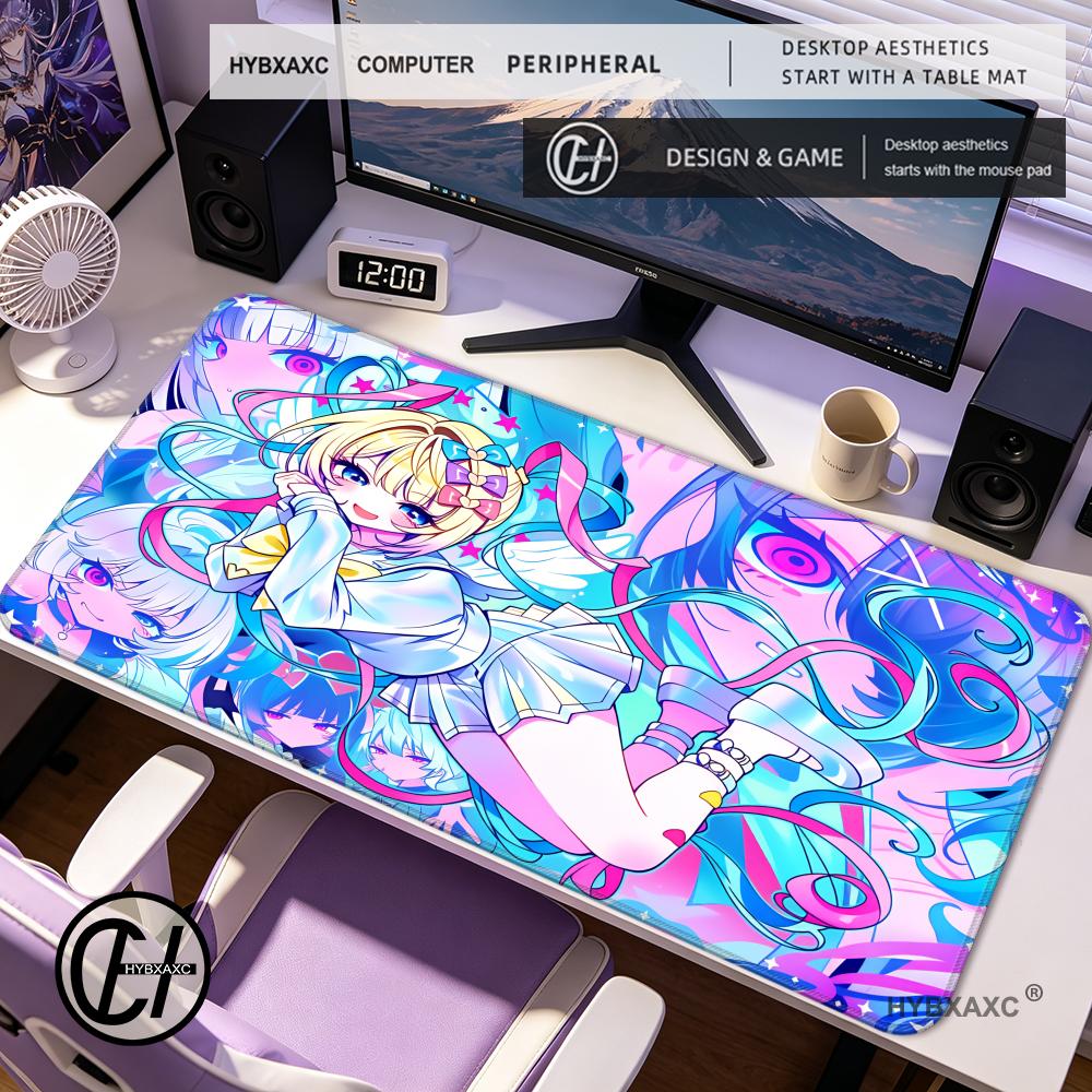 HYBXAXC A Cult Style Needy Streamer Overload MousePad Extended Mat HD Print NonSlip Rubber DeskMat Game Collectors Mousepad