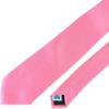 [ao-LABEL] Brand Silk Glossy Tie, 8cm Wide, Available In 30 Colors, Stylish Men's Tie, Business & Party Wear, Solid Color, Light Pink (Cherry Blossom