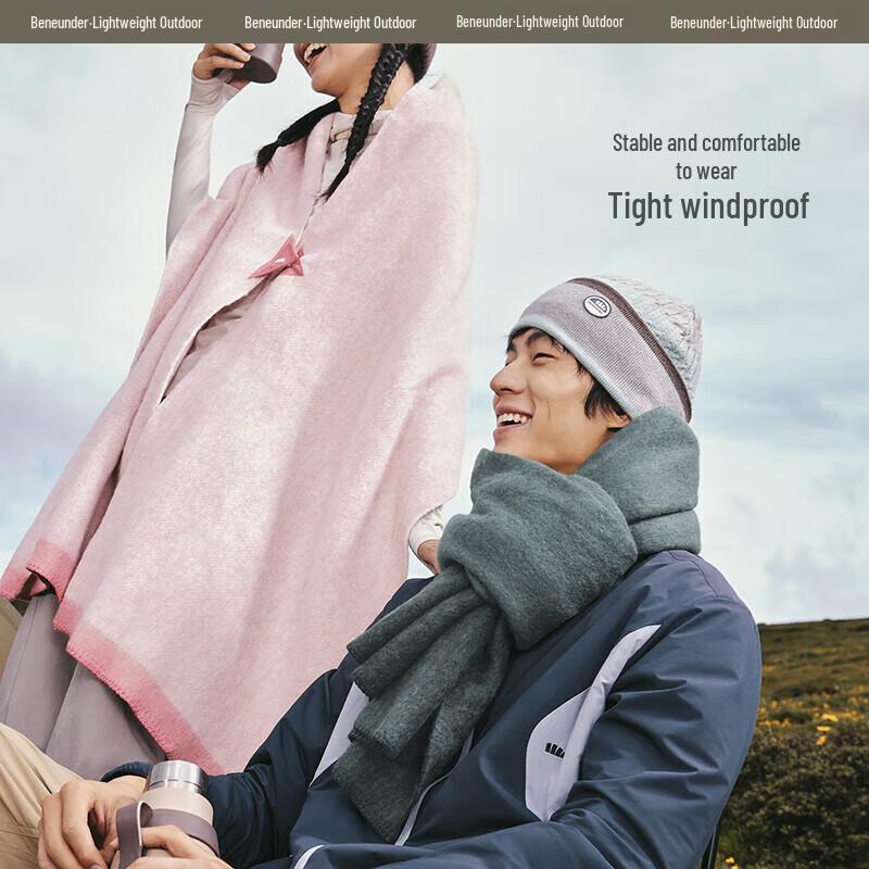 Beneunder Unisex Warm Fleece Shawl Scarf