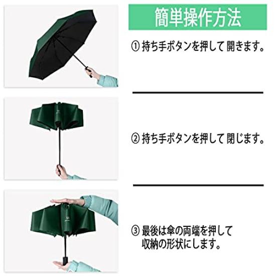 ARCADE Folding Automatic Rain Sun Large One Navy (ARCADE) Umbrella, Lightweight, Men's & Women's, Open/Close, Umbrella, Umbrella, One-Touch Opening,