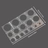 Miniature Tank Car Model Tire Coloring Tool With Precisions Guide Sprayer Stencil Template Tool Model Making Accessories