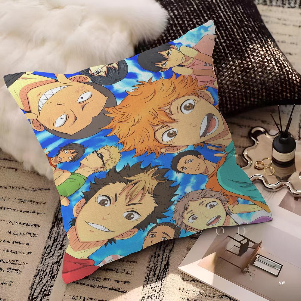Haikyu Cushion Cover Pillowcase Upholstery Sofa Throw Pillow Home Decor Pillowcas