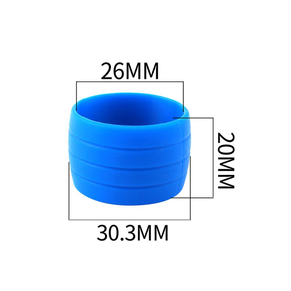 2pcs Cycling Handlebar  Tape Fixing Ring Silicone Protective Sleeve For Road Bike Mtb