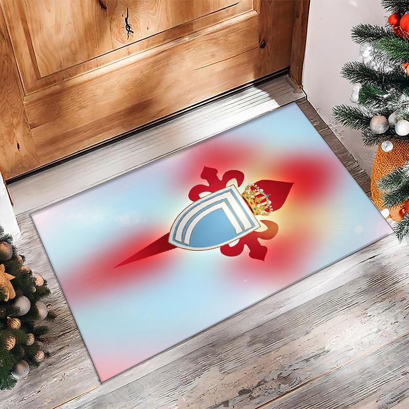 Celta Vigo FC Soccer Football Pattern Soft Area Rug Non Slip Indoor Floor Carpet Sports Decor Mat for Bedroom