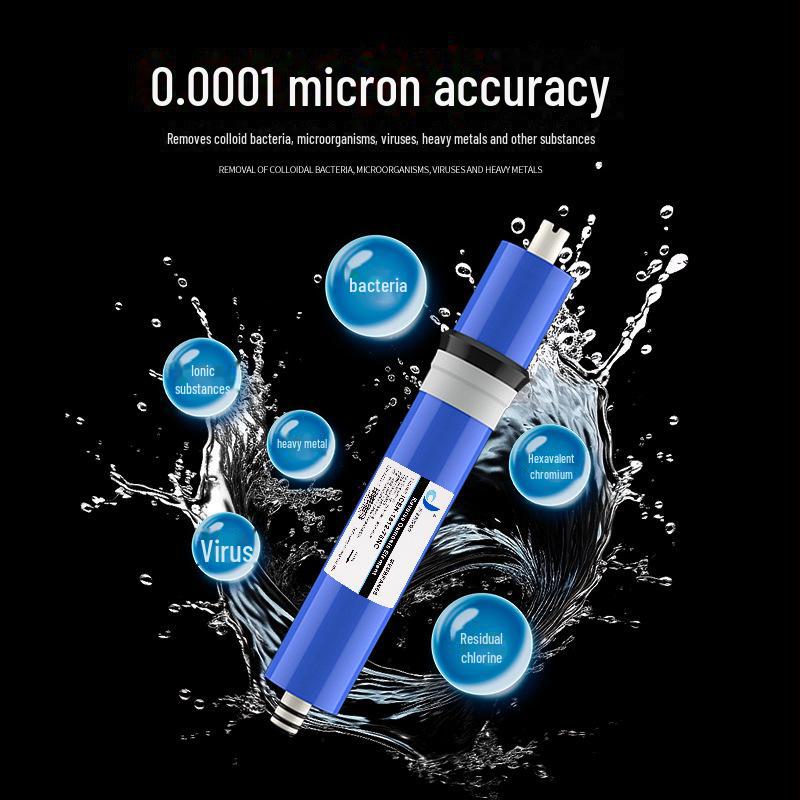 Universal RO Membrane Water Purifier Filter, 75g/100g/400g, for Direct Drinking