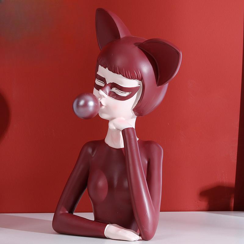 

Украшение для девочек-пузырей Креативное украшение для гостиной Светильник Роскошный стиль Тумба под телевизор Аксессуары для дома Свадебный подарок для девочек