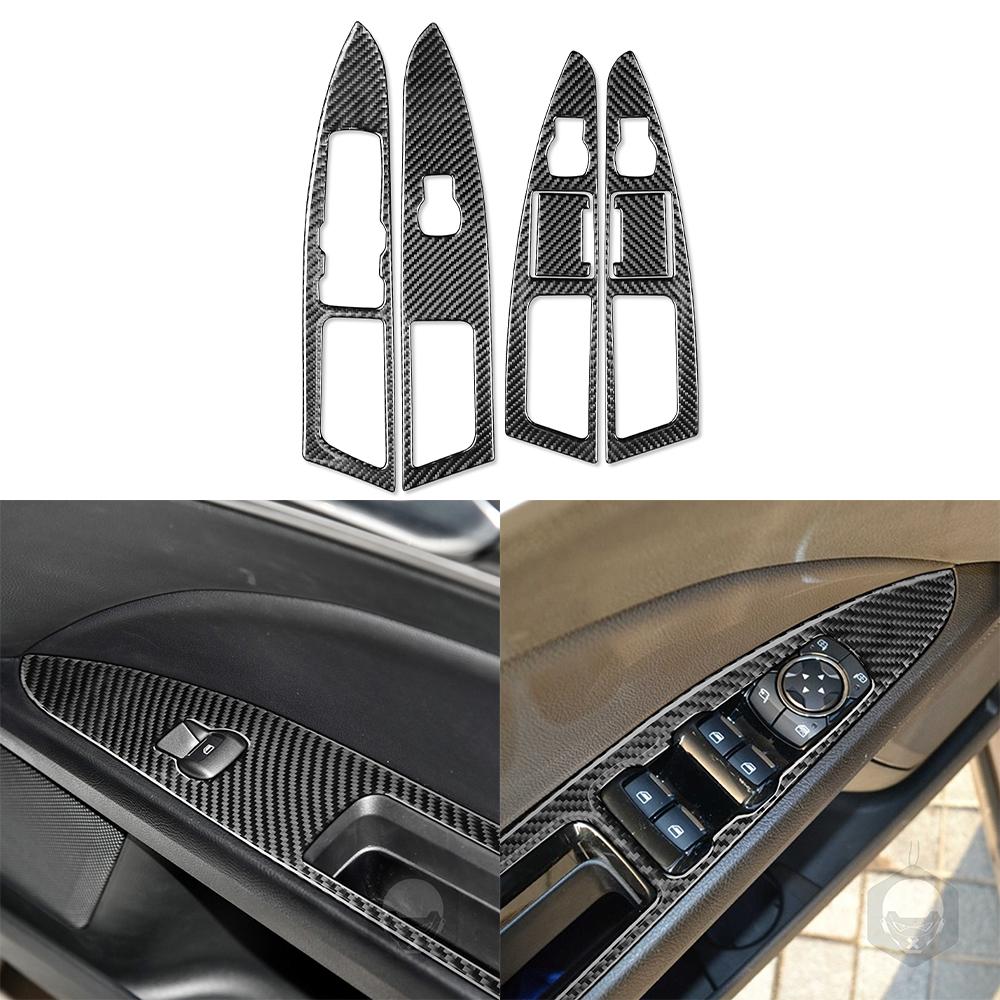 

Для Ford Mondeo 2013 2014 2015 2016 2017 Кнопка подъема окна Панель декоративная накладка Внутренние аксессуары автомобиля Карбон