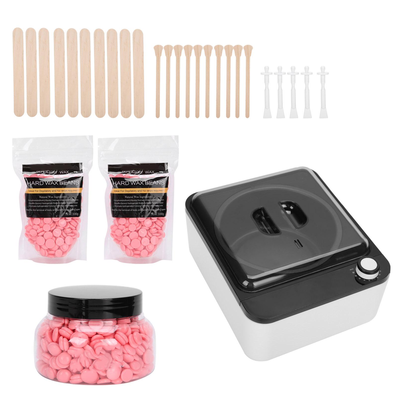 

Депиляторный нагреватель воска, электрический восковой расплавитель, набор для удаления волос, восковые палочки, вилка EU 220 В EU PLUG