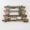 5pcs Parrots Climbing Playgrounds Engaging Birds Playset Wood Perches Gym Ladder for Exercise and Fun
