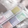 1Pc New Nail Polish Powder, Holographic Mirror Effect Powder, Bright and Irregular, Gel Polishing Pigment Powder
