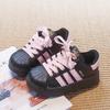 Girls' Shell-toe Sneakers with Soft Soles, New Autumn Model Children's Sports Shoes, Korean-style Versatile Casual Shoes for Older Boys