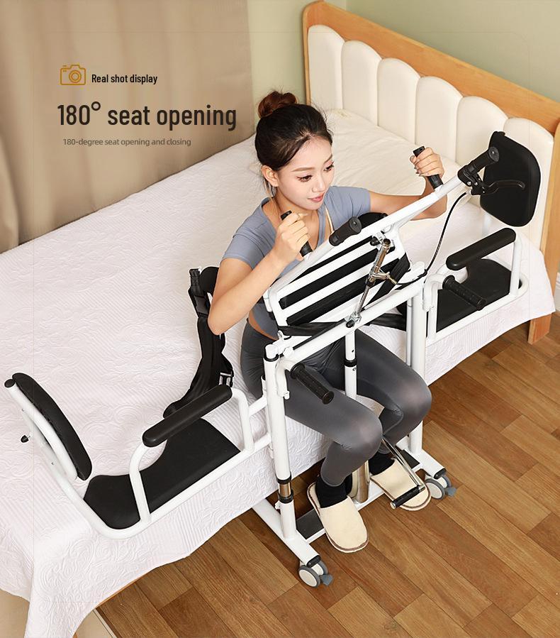 Hydraulic Lift: Multifunctional Assistive Device for Paralyzed Elderly – Aids in Standing, Toileting, and Clothing Adjustment