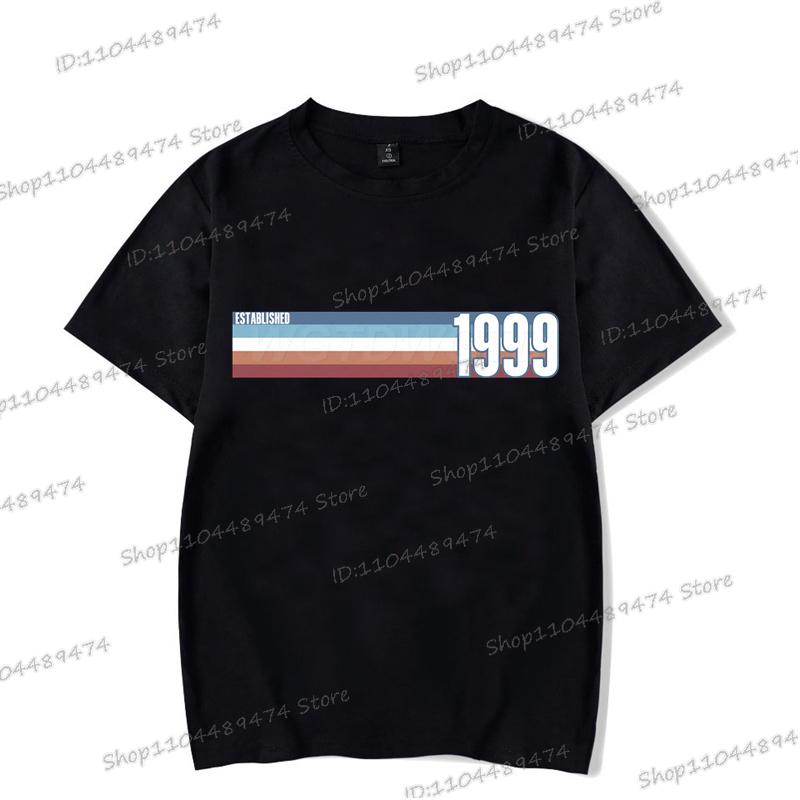 Summer Printed Vintage 1995 T Shirt Men Women Fashion 1990-1999 Design Streetwear Short Sleeve Birthday Year Harajuku Tshirts
