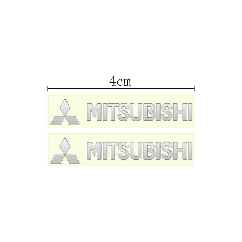 Auto Ruitenwisser Stickers Metalen Embleem Auto Decor Stickers Voor Mitsubishi ASX LANCER OUTLANDER PAJERO Ralliart Auto Accessoires