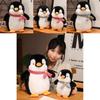 Penguin Plush Toy With Scarf Design For Kids And Birthday Gifts