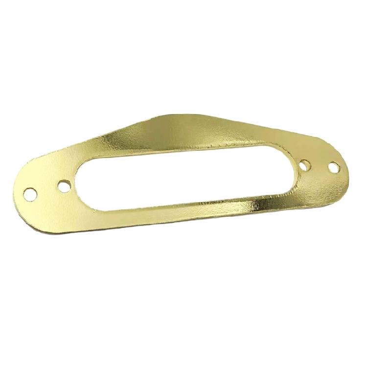Einzelspulen-Metall-Humbucker-Tonabnehmerring Schutz-Dekorativer Metallrahmen für E-Gitarrenhals Verhindert Schäden