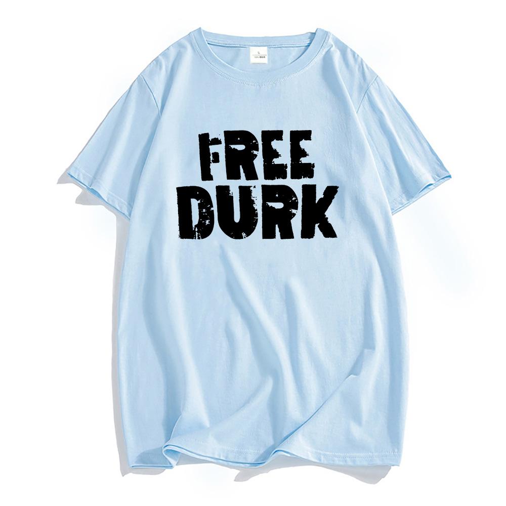 Free Durk Letter Print T-shirt Lil Durk Deep Thoughts Tshirts Short Sleeve Men Casual T-shirt Summer Cotton High Quality T Shirt